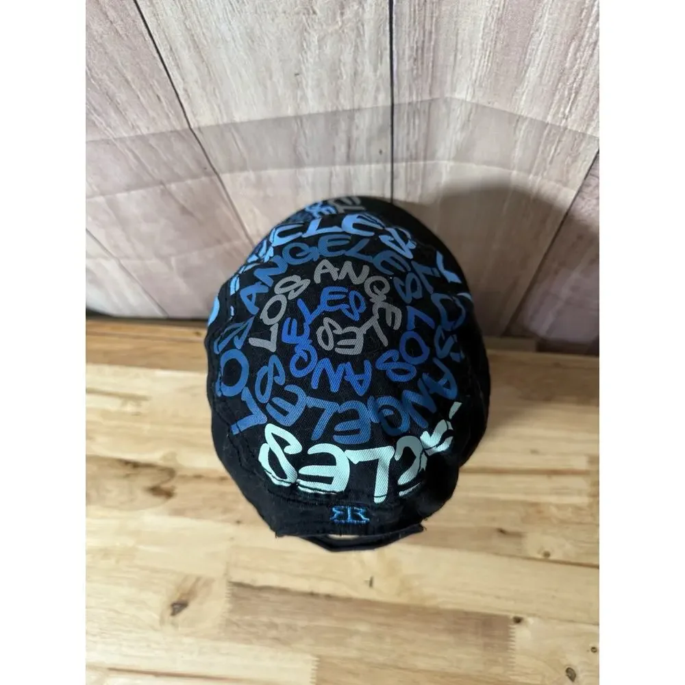 Robin Ruth Los Angeles Cap Blue Black One Size Adjustable